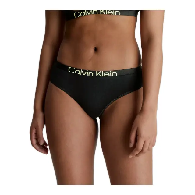 Calvin Klein Γυναικείο String Thong Future Shift, Χρώμα Μαύρο - L