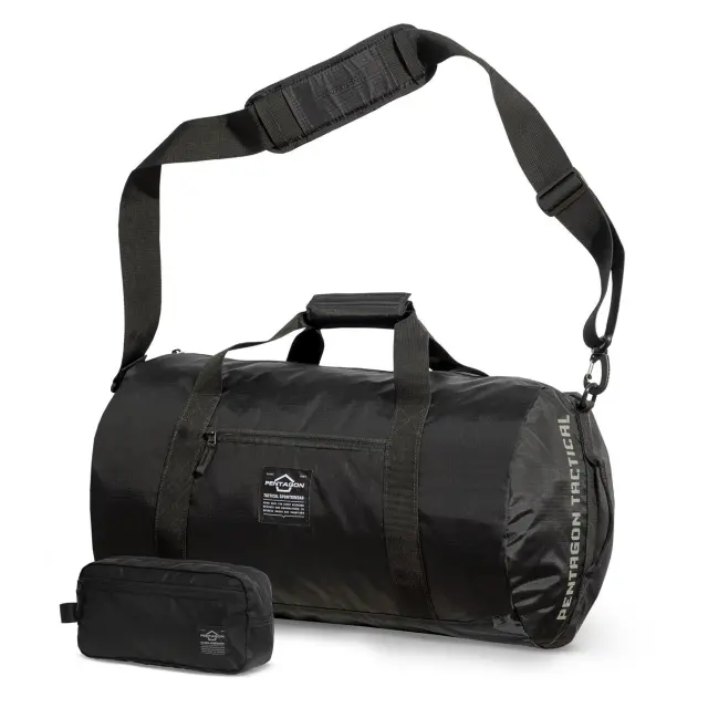 KANON 2.0 PACKABLE DUFFLE BAG K16102-2.0 01-Black - PER PIECE