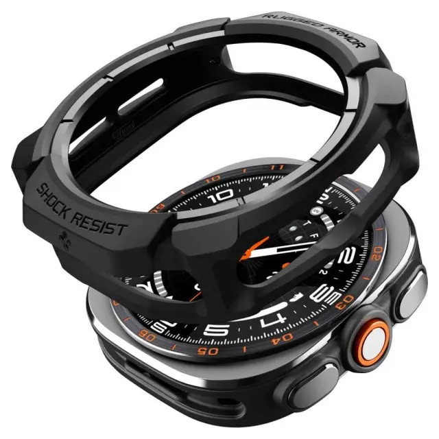 Spigen Rugged Armor Samsung Galaxy Watch Ultra 2 2026 (47 Mm) Matte Black