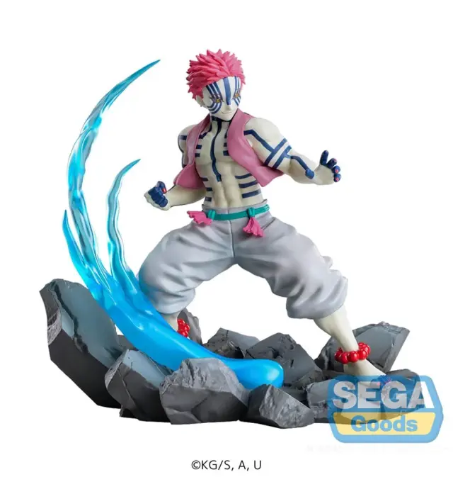 SEGA Demon Slayer Kimetsu no Yaiba Akaza Xross Link Anime Συλλεκτική Φιγούρα 12cm με Βάση 3