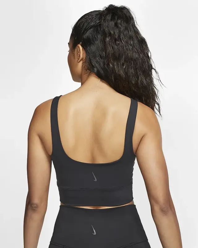 Nike Yoga Luxe Dri-Fit Γυναικείο Αθλητικό Μπουστάκι CV0576-010 Μαύρο - M 3