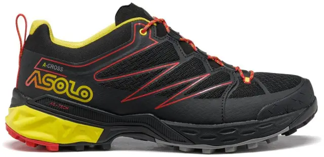 Softrock Mm Black Black Yellow Παπούτσι Πεζοπορίας Asolo - A40050-B050 - 46 2