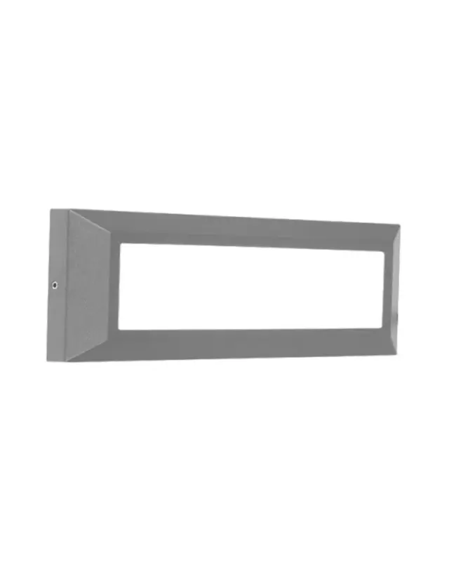 ΦΩΤΙΣΤΙΚΟ ΑΠΛΙΚΑ LED SLIM 230X80X28mm 5W 3000k 260lm IP65 ΠΛΑΣΤΙΚΟ ΓΚΡΙ SEASIDE UNIVERSE