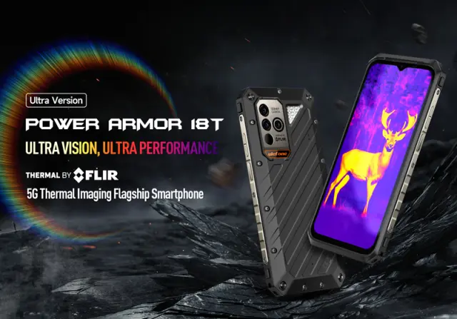ULEFONE smartphone Power Armor 18T Ultra, 6.58", 12/512GB, 5G, 9600mAh, IP68/IP69K, μαύρο 2