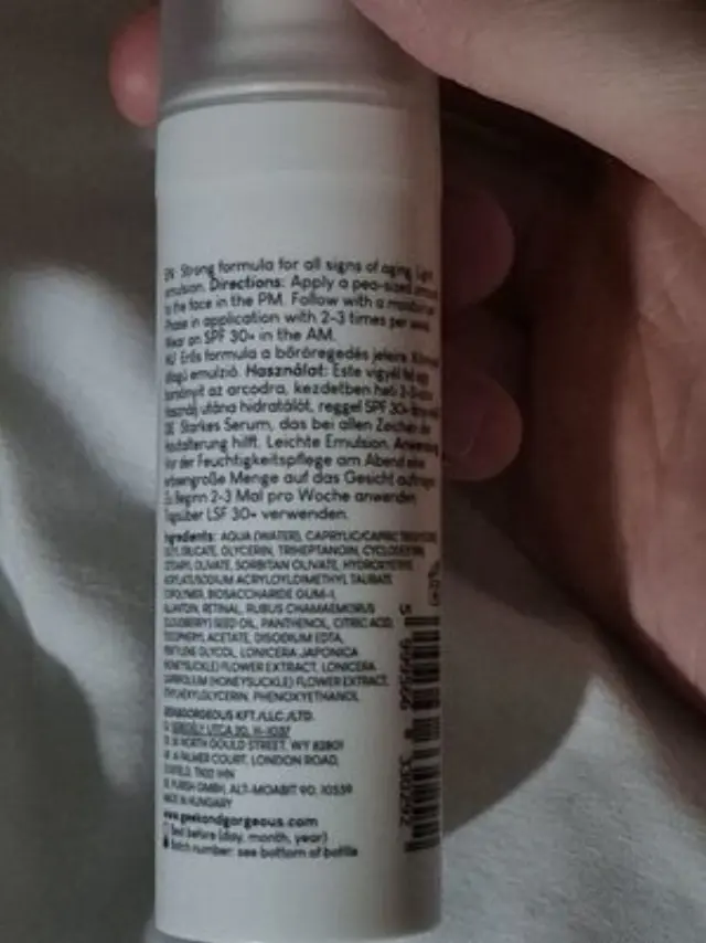 Geek & Gorgeous A-Game 10 0,1% Retinal Serum Αντιγηραντικός Ορός Προσώπου με Ρετινάλη, 30ml 2