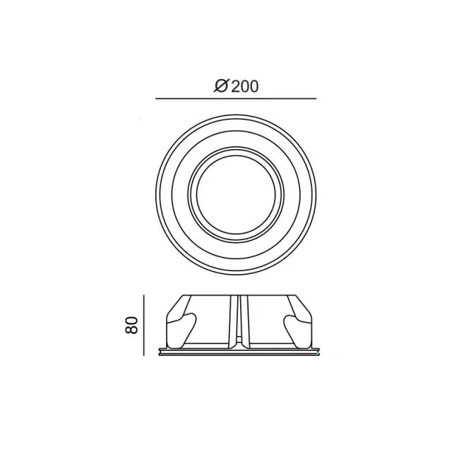 ΣΤΡΟΓΓΥΛΟ ΓΥΨΙΝΟ TRIMLESS ΣΠΟΤ ABBY AR111 GU10 / G90151C 2