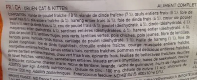 Orijen Original Grain Free για Γάτα 5,4Kg Μονόχρωμο 2