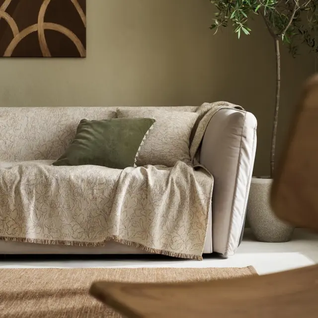 Ριχτάρι Τετραθέσιου Gofis Home Aradia 20-07-430-4/05 Beige 180x350