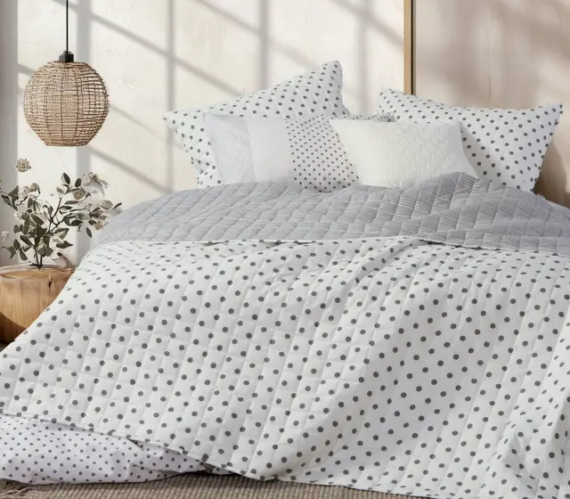 ΚΟΥΒΕΡΛΙ ΥΠΕΡΔΙΠΛΟ DONTER 230X240 NEF-NEF HOMEWARE GREY