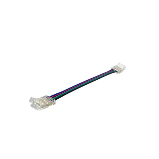 Aca Light ΕΝΔΙΑΜΕΣΟΣ ΣΥΝΔΕΣΜΟΣ ΜΕ ΚΑΛΩΔΙΟ ΓΙΑ 10mm RGB 5050 ΛΩΡΙΔΑ LED SMD