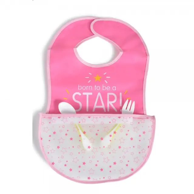 Σαλιάρα Cangaroo PVC Glam Pink 1702 2