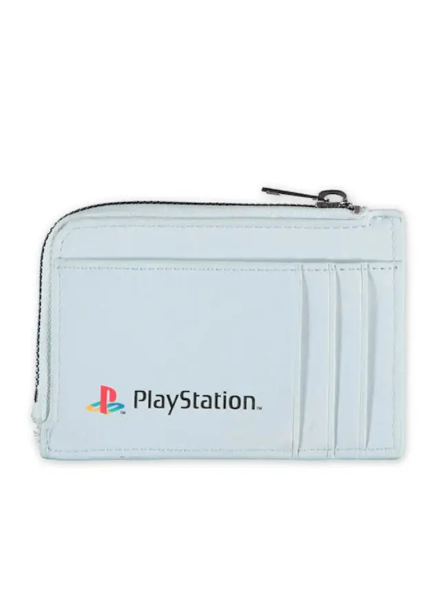Difuzed Sony Playstation Ανδρικό Πορτοφόλι Καρτών Card Holder Γκρι 2