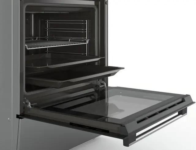 Κουζίνα BOSCH HKA090150 με κεραμικές εστίες , χωρητικότητα φούρνου 66L, 7 λειτουργίες ψησίματος και ενεργειακή κλάση Α HKA090150 2
