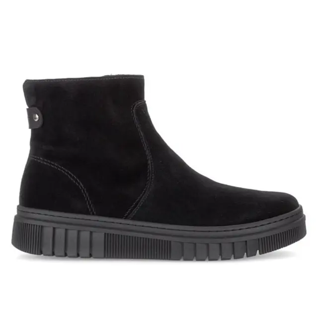 Gabor Μποτάκια Γυναικείο δέρμα Nubuck Μαύρο GAB/800802 001-BLACK - 42