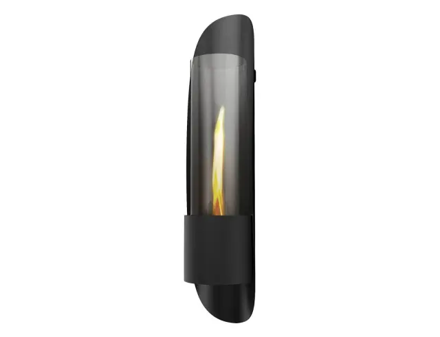 Επιτοίχια Εστία Φωτιάς Cycloflame Wall Tenderflame με διάρκεια καύσης 3 - 4 ώρες, χωρητικότητα δεξαμενής 800ml και διαστάσεις 16.6x81x17.5cm - Black TF-600934 2