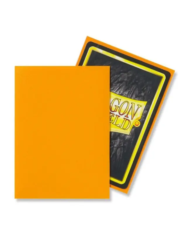Dragon Shield Small Sleeves - Japanese Matte Orange (60 Sleeves) 2