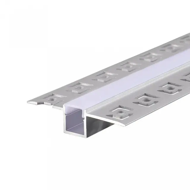 Aca Light LING ΠΡΟΦΙΛ ΑΛΟΥΜΙΝΙΟΥ TRIMLESS ΜΕ ΟΠΑΛ ΚΑΛΥΜΜΑ 2Μ/τμχ