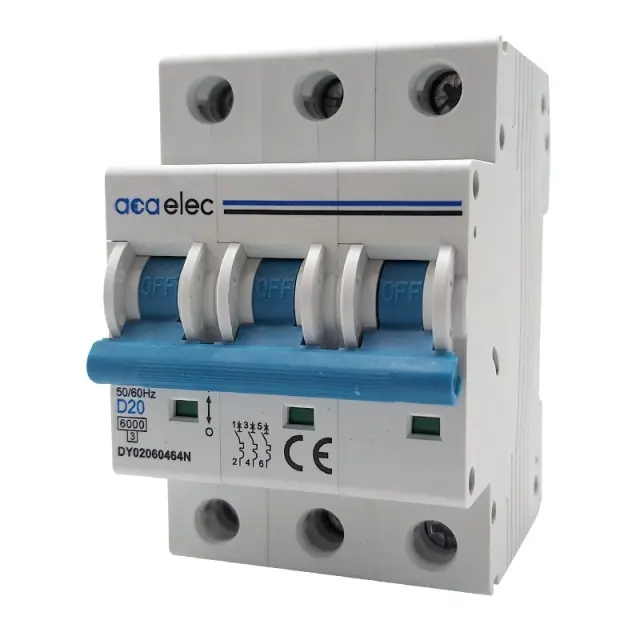 MCB 3P D20 6KA 3M / DY02060464N