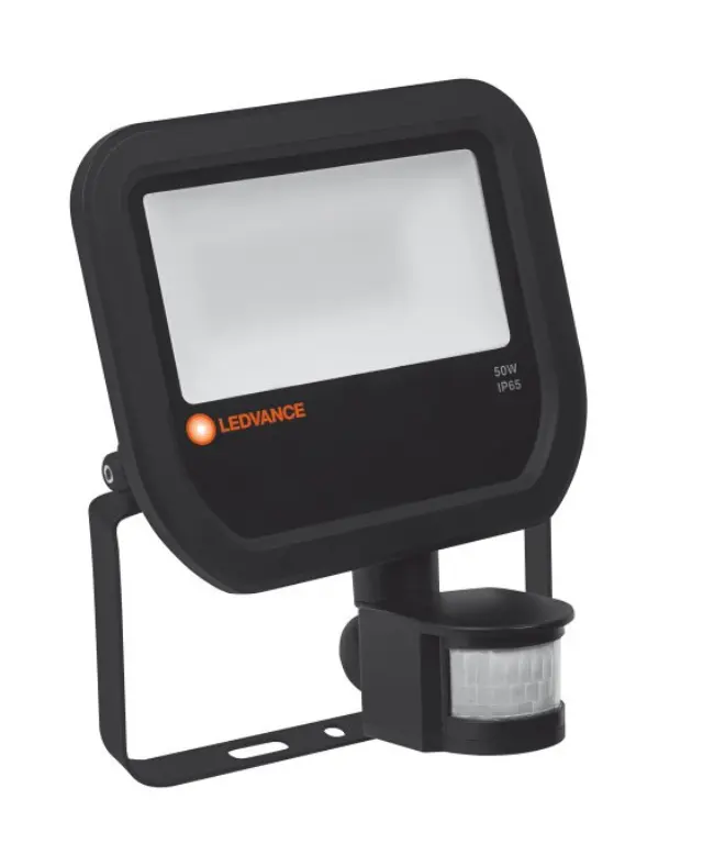 Προβολέας FLOODLIGHT SENSOR 50W 3000Κ IP65 Μαύρος OSRAM LEDVANCE