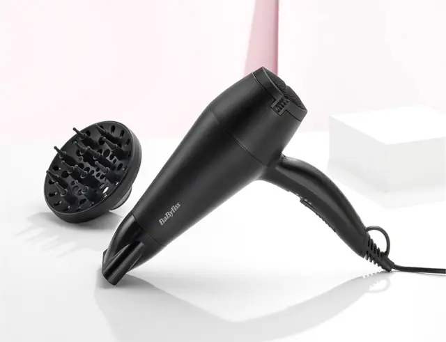 Πιστολάκι Μαλλιών Babyliss D215E με φυσούνα, ισχύ 2200W και 2 θερμοκρασίες - Black D215E 3