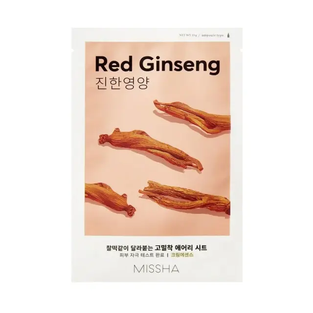 Missha Red Ginseng Revitalizing Sheet Mask Μάσκα Προσώπου Για Θρέψη