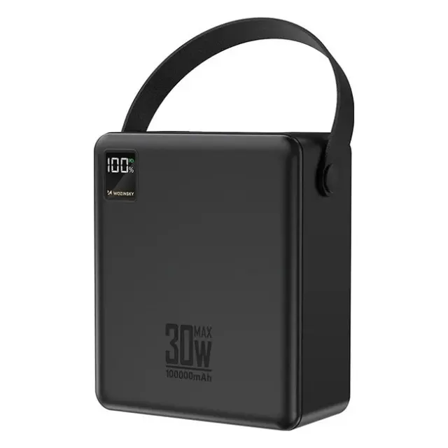 Wozinsky PowerBank W8-B 100000mAh 30W Black