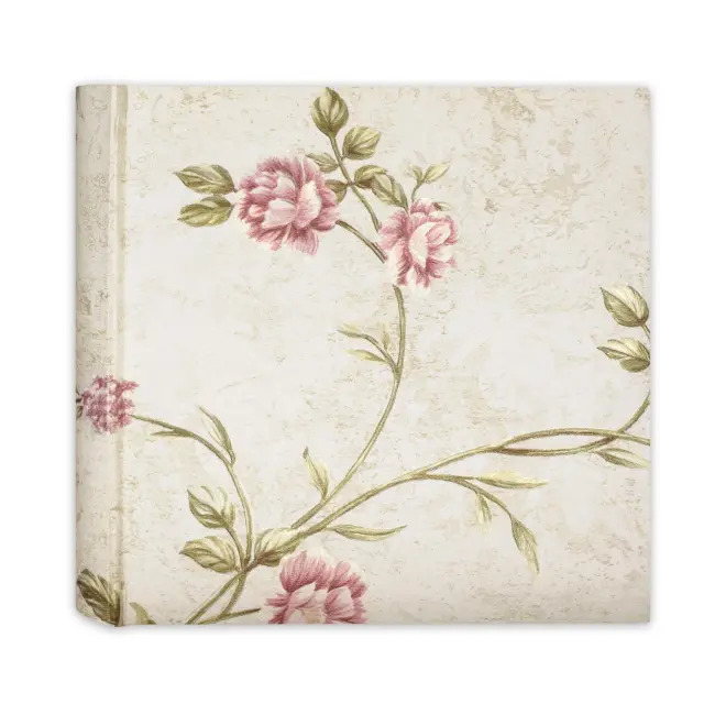 Άλμπουμ JARDIN βιβλιοδεσίας με κουτί 24×24 cm 40 σελίδες με λευκό χαρτόνι και ρυζόχαρτα (ALBUM JARDIN PINK 24X24)