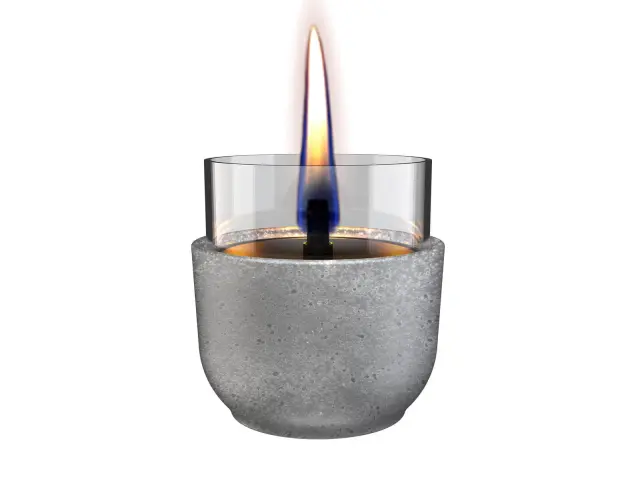 Επιτραπέζια Εστία Φωτιάς Violet 8 Lava Tenderflame με διάρκεια καύσης 3 - 4 ώρες, χωρητικότητα δεξαμενής 150ml και διαστάσεις 8.3x8cm - Grey TF-0440014 2