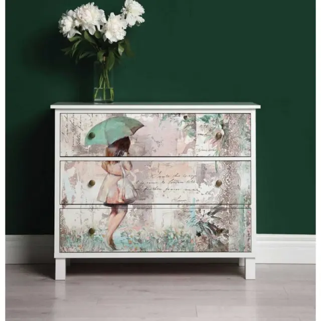 Decoupage Fiber Paper Prima Re-Design, Rainy Afternoon, 59.4x84.1cm 3
