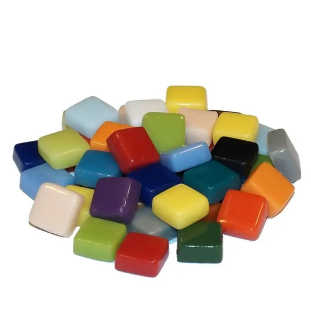 Γυάλινη Ψηφίδα Pure Glass PG99 - 10x10mm - Mix - 100gr