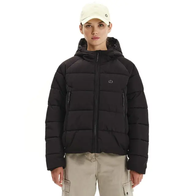 Emerson Hooded Puffer Jacket (252.EW10.91-Black) - Μαύρο
