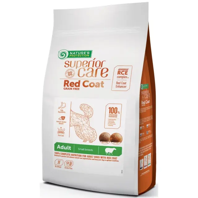 Nature s Protection Red Coat Lamb Adult Grain Free Mini Ξηρά Τροφή Σκύλου με Αρνί 1.5kg