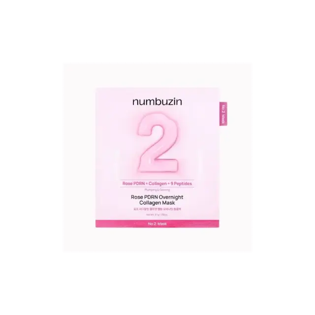 Numbuzin No.2 Rose PDRN Overnight Collagen Mask Μάσκα Νύχτας Προσώπου με Κολλαγόνο και PDRN, 1τμχ