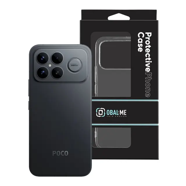 OBAL:ME TPU Cover for Xiaomi Poco F8 Ultra Transparent 3