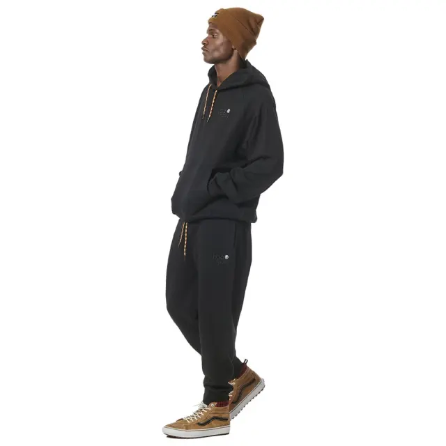 Body Action Sportswear Fleece Jogger (023334-01-Black) - Μαύρο 3