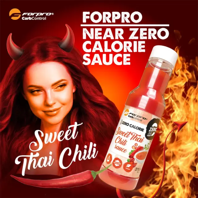 Forpro Near Zero Calorie Sauce Sweet Thai Chili, 375 ml 3