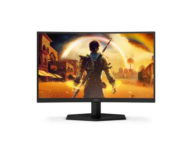 AOC Monitor 23.6''-1920x1080-VA-165Hz-1ms Curved - PN (C24G42E) 3