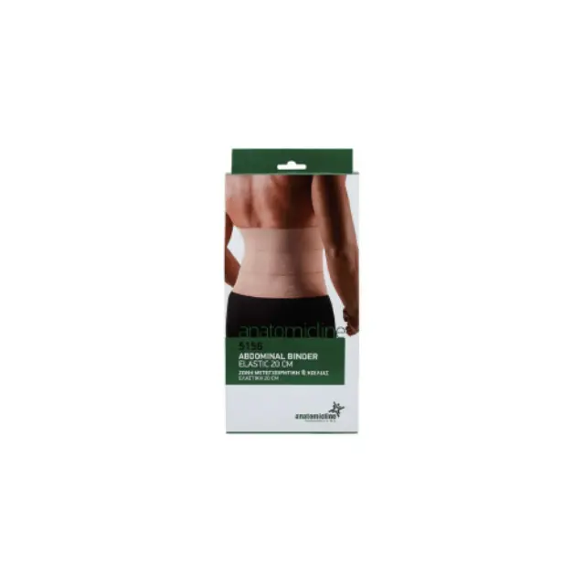 Anatomic Line Abdominal Binder Ελαστική Μετεγχειρητική Ζώνη Μέσης Μ (20cm) 5156 Μπεζ, 1τμχ