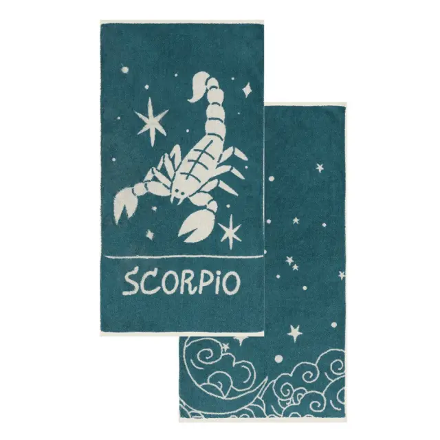 Σετ Πετσέτες Προσώπου 2 Τεμαχίων Kentia Zodiac-Scorpio 50x90 2