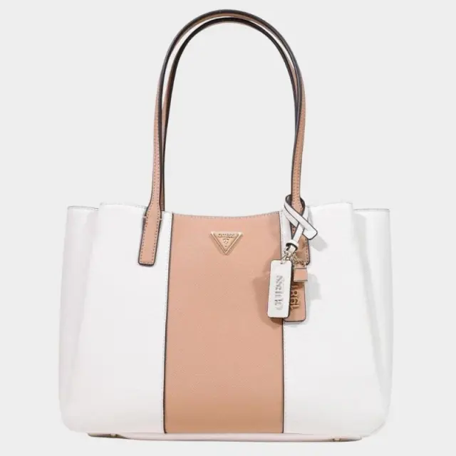 Guess - Γυναικεία Τσάντα Tote Noelle HWZG9672260-bei Μπεζ