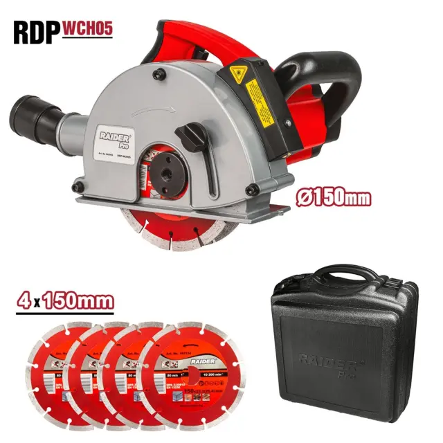 RAIDER Φρέζα αυλακώσεων 1700W 150mm RDP-WCH05