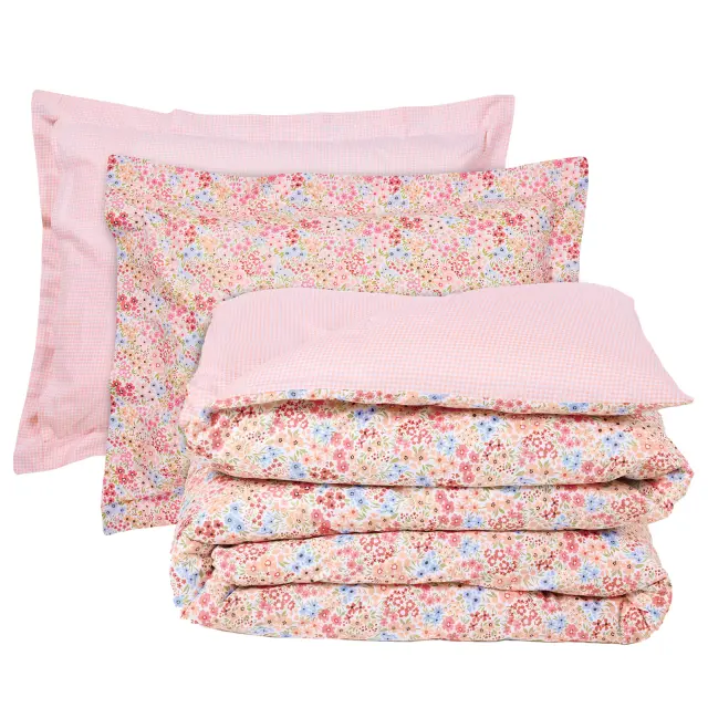 Σετ Σεντόνια 260x280 King Size Happy Das Home 9671 Pink-Salmon 100% βαμβακερόΧωρίς Λάστιχο 3