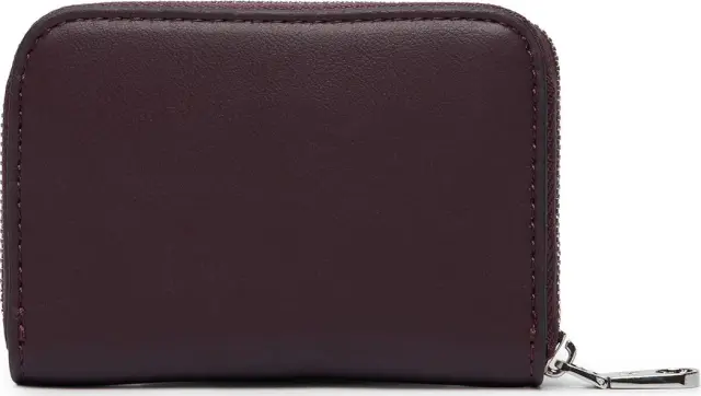 Calvin Klein Γυναικείο Μικρό Πορτοφόλι Bold CK Medium Zip Around Μπορντό 2