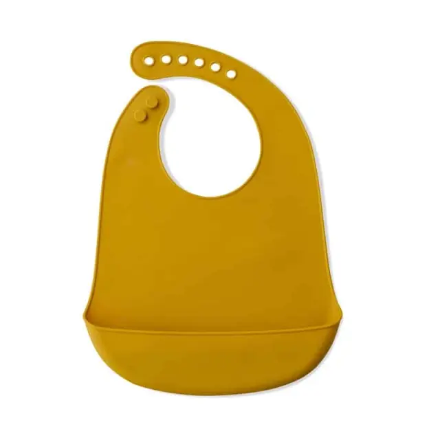 Interbaby Σαλιάρα Σιλικόνης Orange SI002-75 2