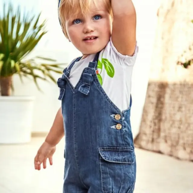 Baby 6 μηνών έως 4 ετών Φόρμα φαρδιά τζιν 2