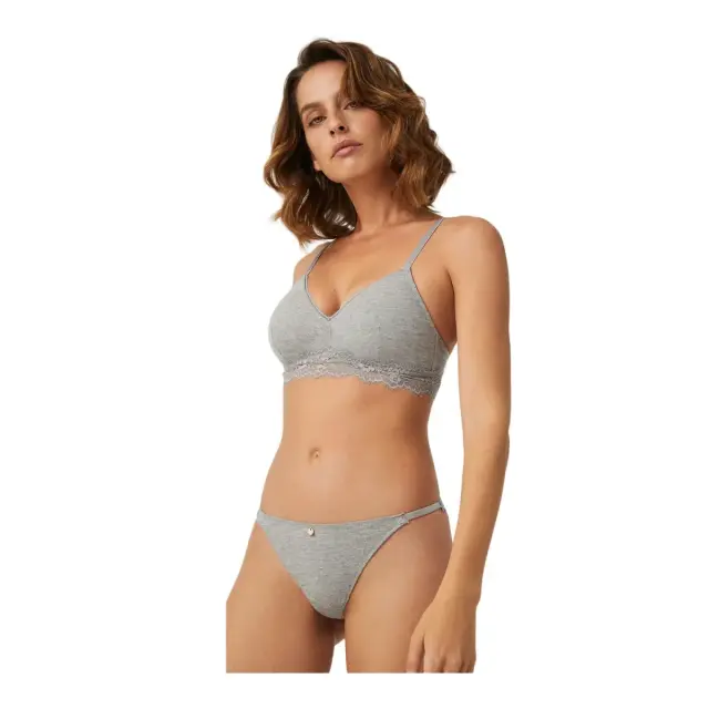 Ysabel Mora Γυναικείο Brazil Lace Braga Fantasia, Χρώμα Γκρι 2