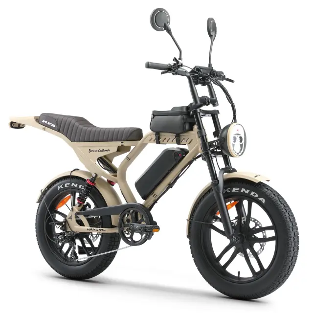 APERYDER MADRIL ULTRA 20” FAT BIKE ΗΛΕΚΤΡΙΚΟ ΠΟΔΗΛΑΤΟ/SCOOTER 48V/15AH (720WH) 7sp BEIGE