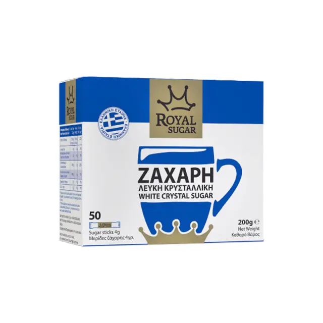 Ζάχαρη Λευκή Royal σε Sticks - 50 τεμάχια