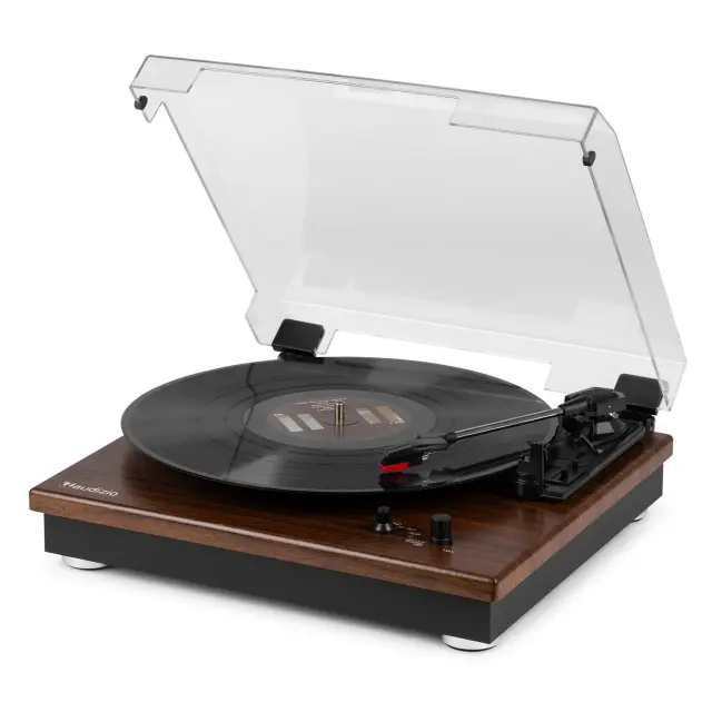 AUDIZIO RP112D ΠΙΚΑΠ ΜΕ ΠΟΜΠΟΔΕΚΤΗ BT DARK WOOD 3