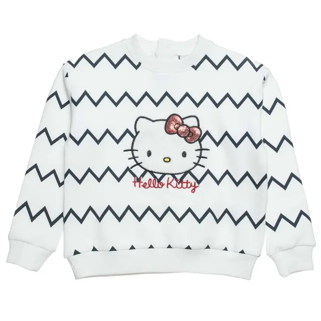 Μπλούζα φούτερ Hello Kitty με παγιέτες
